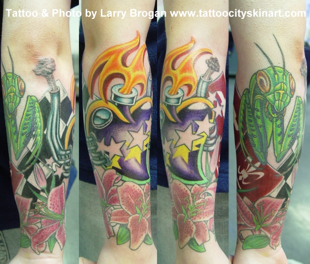 Larry Brogan - Half Sleeve project.